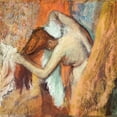 thumbnail image 2 of Degas, Edgar 15x15 Gold Ornate Wood Framed with Double Matting Museum Art Print Titled - Woman at Her Toilette, 2 of 4