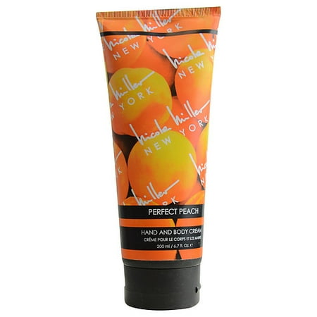 Nicole Miller 18498699 Perfect Peach By Nicole Miller Hand & Body Cream 6.7 (Best Hand Cream With Sunscreen)