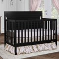 thumbnail image 2 of Dream On Me Cape Cod 5-in-1 Convertible Crib, Black, 2 of 14