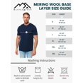 thumbnail image 6 of Merino.tech Mens Lightweight Merino Wool Short Sleeve T-Shirt Gold, Medium, 6 of 6