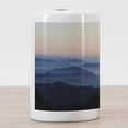 thumbnail image 3 of Fog Ceramic Toothbrush Holder, Mountain Ridges Scenic Photo Thailand Nature Dusk Time View Exploration, Decorative Versatile Countertop for Bathroom, 4.5" X 2.7", Multicolor, 3 of 4