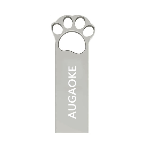 Kuymtek AUGAOKE USB2.0 Memoria Flash Drive U Disco 32G USB 2.0 Mini Pendrive (Plata) Kuymtek Componentes de la computadora