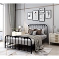 thumbnail image 3 of Metal Full Platform Bed Frame Black Color,No Box Spring,Easy Assembly, 3 of 5