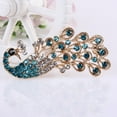 thumbnail image 6 of Xinyolin Brooch Pin Shiny Lovely Women Fashion Peacock Shape Collar, Pin for Wedding, 6 of 8