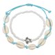 thumbnail image 1 of 2Pcs Creative Anklet Shell Beads Ankle Chain Vintage Ankle Jewelry Fashion Ankle Decoration, 1 of 3