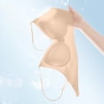 thumbnail image 6 of Zpanxa Seamless Bras for Women Wireless Breathable Back Smoothing Everyday T-Shirt Bra Brown 44D, 6 of 6