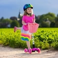 thumbnail image 3 of 2023 Cesta de bicicleta para niños de 12 a 16 años, bicicleta, bicicleta de equilibrio, triciclo, scooter, rosa, 3 of 5