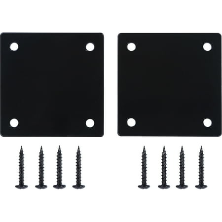 UPC: 0035255869423 | Lorell LLR86942 Fuze Modular Seating Connector Plates 2 Pack Black