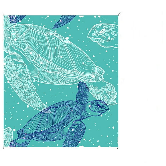 Esterilla de playa para acampar al aire libre, portátil, plegable, para picnic, esterilla de viento de primavera, esterilla ultraligera