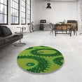 thumbnail image 4 of Ahgly Company Machine Washable Indoor Rectangle Transitional Pea Green Area Rugs, 2' x 4', 4 of 7
