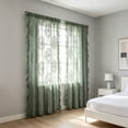 thumbnail image 3 of Orangide Lace Sheer Curtain Floral Rod Pocket Window Curtain for Living Room Bedroom Soft Sheer Voile Drapes Home Decor Light Filtering, 3 of 6