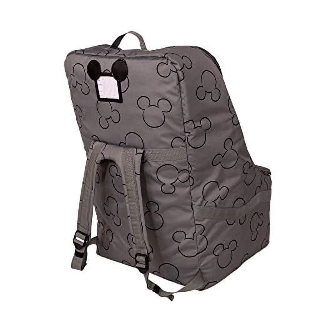 Disney Baby by J.L. Childress Ultimate Backpack Premium Padded Car Seat Travel Bag, Grey