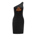thumbnail image 1 of Vestido corto de verano con hombros descubiertos para mujer, ropa de primavera, para viaje a la playa , s S, 1 of 7