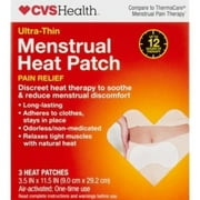 CVS Health Ultra-Thin Menstrual Heat Patch, 3 Ct