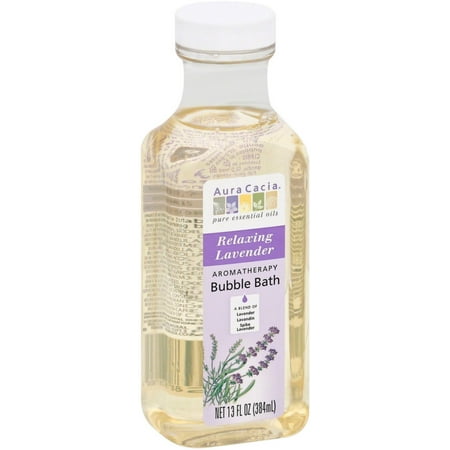 Aura Cacia Aromatherapy Bubble Bath, Relaxing Lavender 13 oz