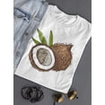 thumbnail image 3 of Cool Vintage Coconut Fruit T-Shirt Women -Image by Shutterstock, Female Large, 3 of 4
