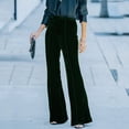 thumbnail image 2 of Tanming Barrel Sweatpants Women Cargo Pants with Pockets Wide Leg Dress Pants for Women Work Pants Women Stretch Women Work Pants High Waisted Cargo Pants Women, 2 of 5