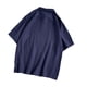 thumbnail image 3 of Ceisia Breathable Cotton-Linen Polo Shirt Men's Relaxed Fit Short Sleeve Solid Color Casual Top Navy XXL Gifts, 3 of 4