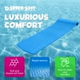 thumbnail image 3 of Texas Recreation Serenity 70' Foam Raft Lounger Pool Float, Bahama Blue (2 Pack), 3 of 12