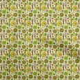 thumbnail image 1 of oneOone Cotton Poplin Lime Green Fabric African Sewing Fabric By The Yard Printed Diy Clothing Sewing Supplies 56 Inch Wide, 1 of 4