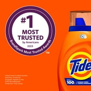Tide Original HE, 25 Loads Liquid Laundry Detergent, Original, 37 fl oz
