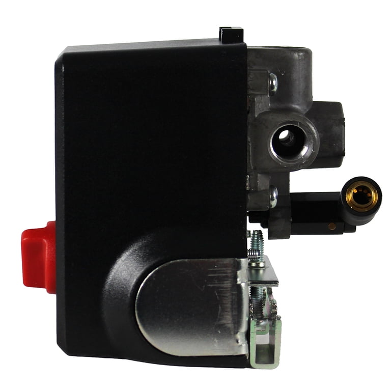 LF10-4H Air Compressor Pressure Switch – 135-175 PSI, 20A, 4-Port, 1/4" NPT, Heavy Duty Replacement Universal