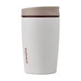 thumbnail image 1 of Vaso de café Owala SmoothSip Slider, aislante, 360 ml, color marrón y blanco, 1 of 5