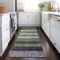 thumbnail image 4 of Dalyn Rugs Machine Washable Indoor/Outdoor Chantille Purple 2'3" x 7'6" Runner Rug, 4 of 7