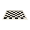 thumbnail image 4 of Juego de ajedrez: tablero de vinilo blanco/negro (44 cm) y piezas de ajedrez romano de 3.75 pulgadas, 4 of 5