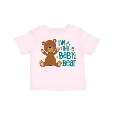 

Inktastic Im the Baby Bear- Teal Letters Gift Toddler Boy or Toddler Girl T-Shirt