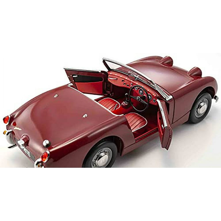 Austin-Healey 100/6 ミニカー 1:18 Kyosho 1-18 Scale Austin Healey Sprite Die Cast Car, Cherry