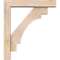thumbnail image 3 of Ekena Millwork 5 1/2"W x 28"D x 32"H Merced Block Smooth Bracket w/ Offset Brace, Douglas Fir, 3 of 25