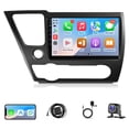 thumbnail image 1 of Radio de coche Leadfan para Honda Civic 2013-2017 con Carplay inalámbrico Android Auto, 1 of 8