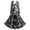 /c20Black38, variant on Huowey Halloween Witch Women Gothic Skeleton Dresses Flowy Elegant Cosplay Party Gown Long Sleeve V-Neck Eye-Catching Trick Or Treat Dress,Black,L