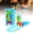1pcs, variant on Mini Color Stack Challenge, Portable Brain Teaser Travel Game with 40 Color Rings, Giant Matching Puzzle Quick React Fun Board for Family Night Party Adults