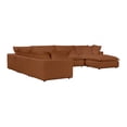 thumbnail image 4 of TOV Furniture Cali Rust Performance Fabric Modular Large Chaise Sectional, 4 of 6