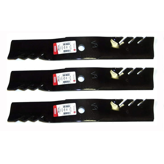 3 Pack Of 396-719 Oregon Blades Compatible With John Deere M143520, M145516, M152726