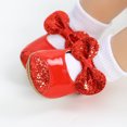 thumbnail image 4 of Yoyauz Baby Girl Mary Jane Shoes Anti Slip Rubber Sole Ballet Slippers Princess Dress Wedding Shoes Newborn Kids Shoes Toddler Shoes, 4 of 6