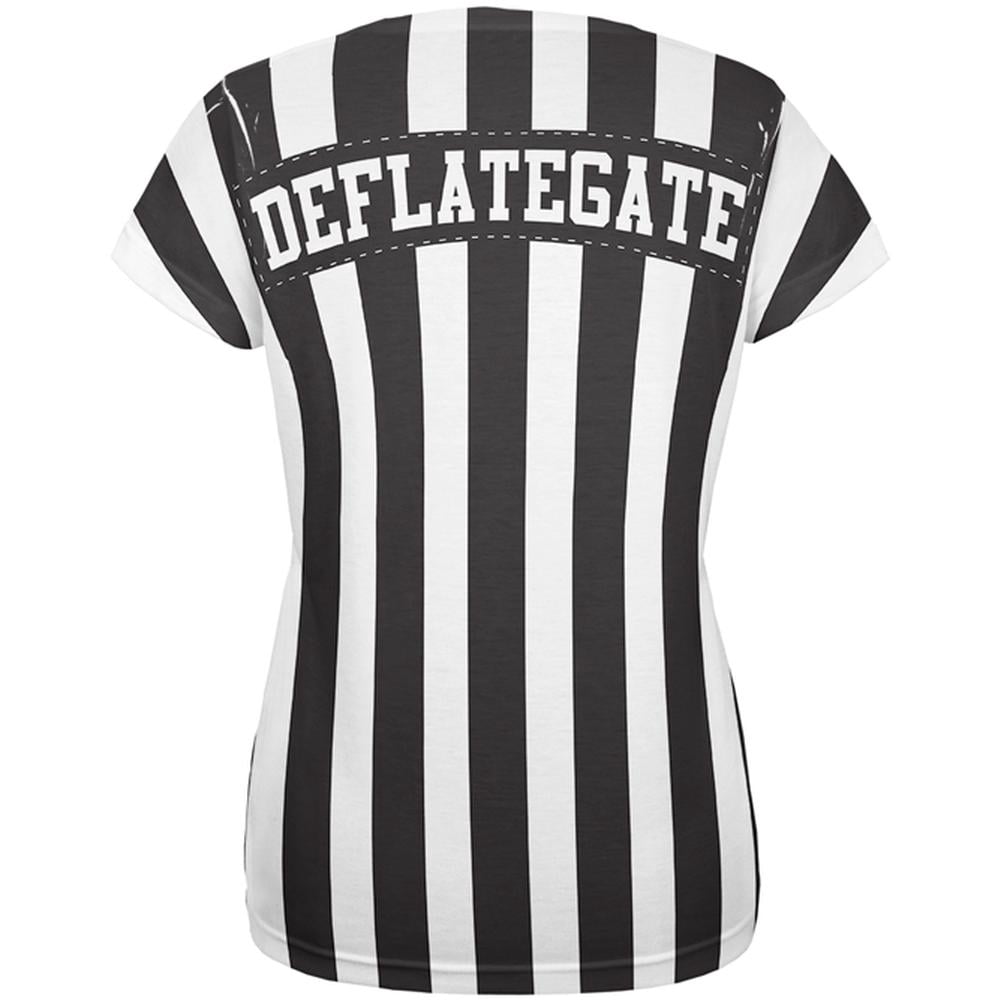 Halloween Deflategate Ball Referee Costume All Over Womens T-Shirt - Large