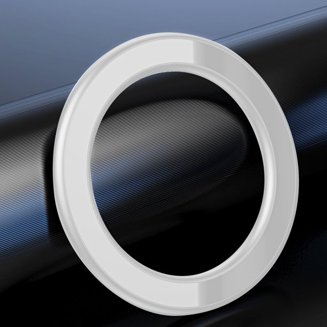 Titular De Anillo Soporte de teléfono móvil de pared magnética Soporte de teléfono de coche ultrafino para iPhone (blanco)