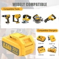 thumbnail image 4 of Batería JUNWOOD 20V 8.0Ah de litio de repuesto para Dewalt 20V, 4 of 7