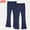 Navy, variant on Eltusu Girls Cotton Leggings, Stretch Two Pieces Elastic Waist Solid Color Flare Pants Pink Size 3-14 T