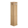 thumbnail image 6 of Elegant Corner Glass Cabinet Lighted - Light Oak, 6 of 11