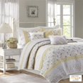 thumbnail image 4 of Madison Park Ensemble de Couvre-Lit Imprimé en Percale de Coton Polyester 6 Pcs - Multicolore, 4 of 14