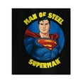 thumbnail image 2 of Superman Man of Steel Character Youth Black Graphic Sweatpants-Large, 2 of 3