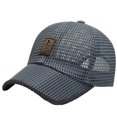 thumbnail image 2 of Summer Mesh Baseball Cap for Men Golf Running Hats Outdoor Sports Sun Hat with Adjustable Strap, 2 of 3