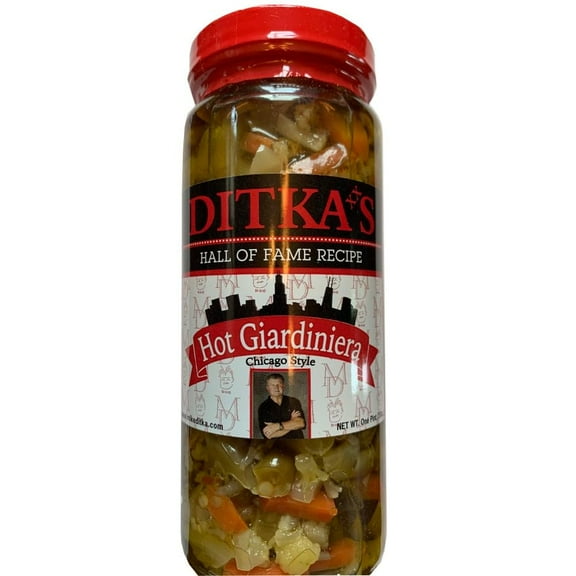 Ditkas Hot Giardiniera - 16oz Jar