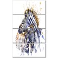 thumbnail image 2 of Zebra Watercolor Rightwards - Animal Canvas Wall Art, 2 of 3