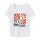 thumbnail image 1 of Camiseta para mujer con cuello redondo, ropa deportiva, camiseta básica informal para deportes, viajes de oficina S, 1 of 7