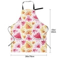thumbnail image 5 of Lsque Watermelon Waterproof Apron Chef Aprons for Men Heavy Duty Chemical Work Apron Extra Long Grilling Aprons with Adjustable Bib Apron, 5 of 9